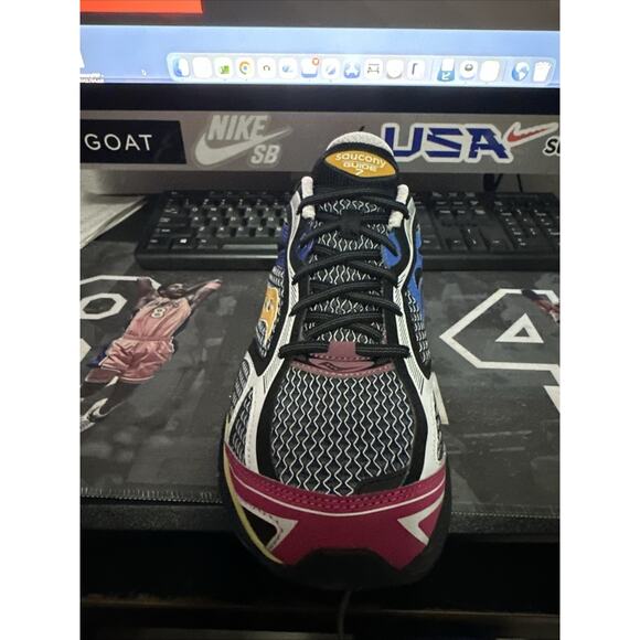 New Men\'s Size 10 Saucony Progrid Guide 7 Black Multi Running Shoes S70936-35 main image 5